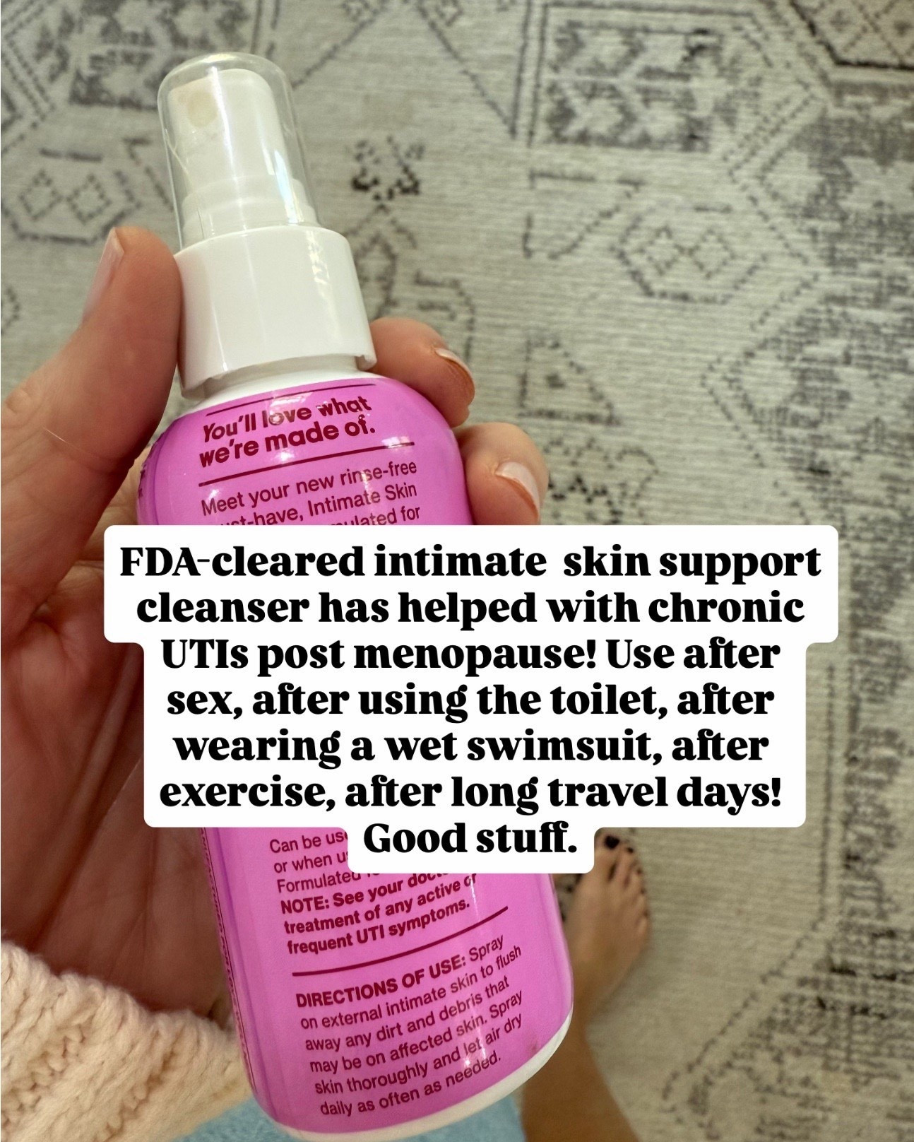 Works fantastic! Has helped significantly in preventing UTIs