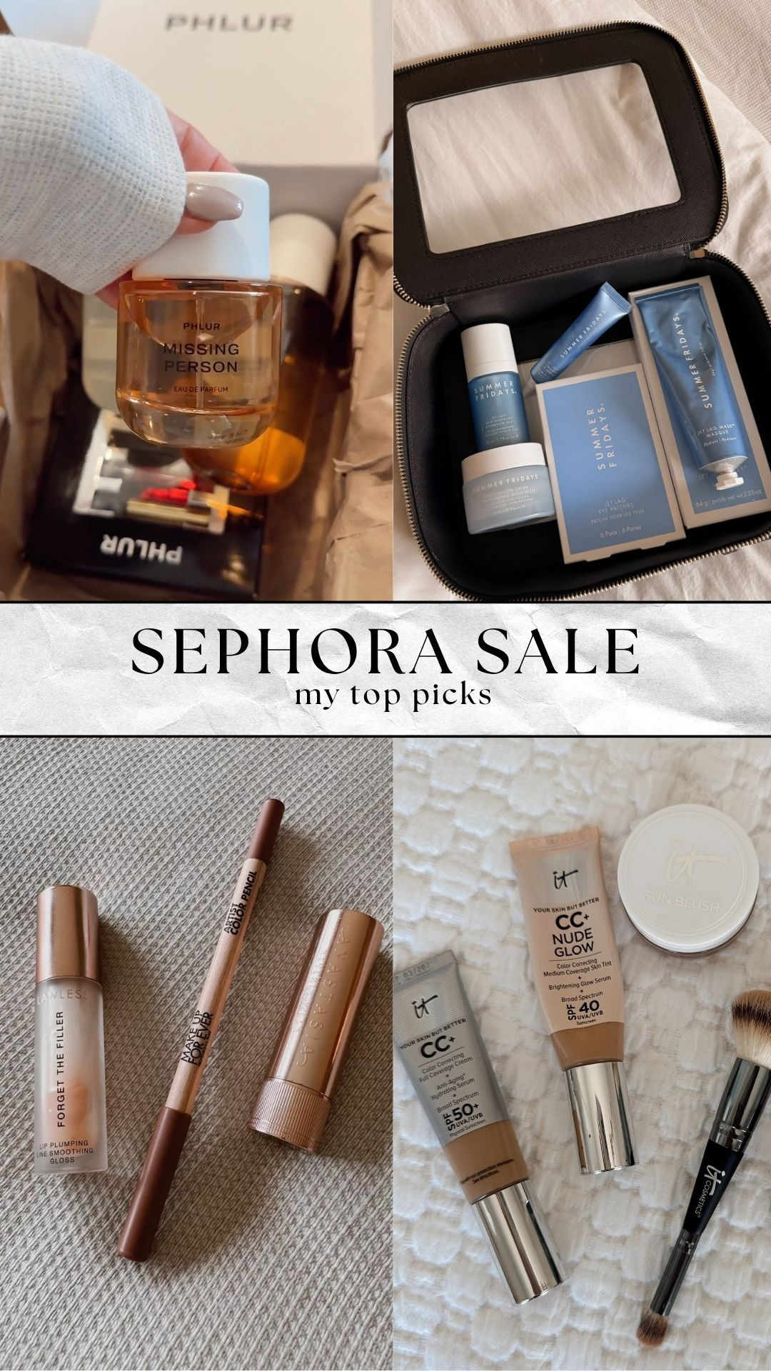 My Top Picks from the Sephora Sale!! The Sephora Sale is open to Rouge members now, and open to VIB and Insider members starting tomorrow!🤍

fall beauty, summer fridays, foundation, makeup routine, sale alert, lip combo, perfume, skincare, amanda west 

 #LTKSeasonal #LTKSaleAlert #LTKBeauty