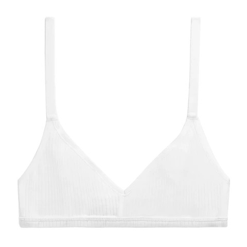 Whipped Non-Wire Bra in White | Negative Underwear