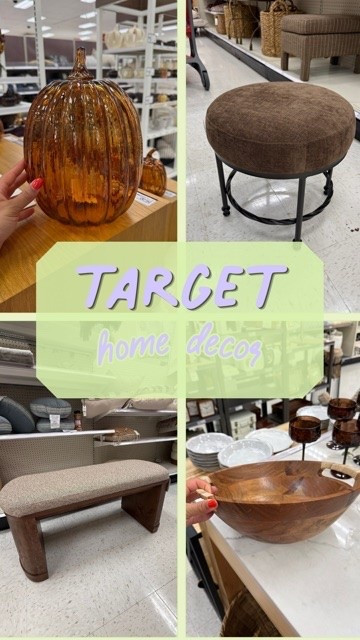 Target home decor finds for fall. I’m loving the warm wood tones, cozy textures, and little seasonal touches throughout these pieces.

#LTKSeasonal #LTKHome #LTKdayinmylife