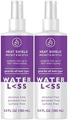 Waterless Heat Protectant Spray and Re-Style Spray, All Hair Types, Sulfate & Paraben Free, 6.4 O... | Amazon (US)