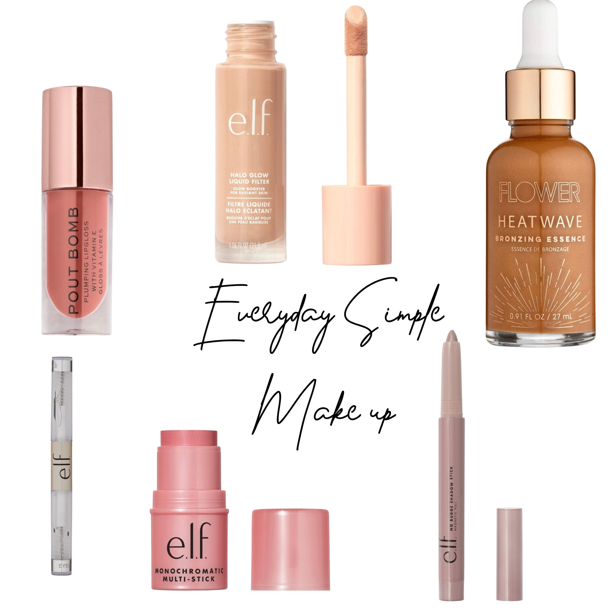 Simple Make up. Cheep make up. Every day make up. Elf. Lip plump 

#LTKbeauty