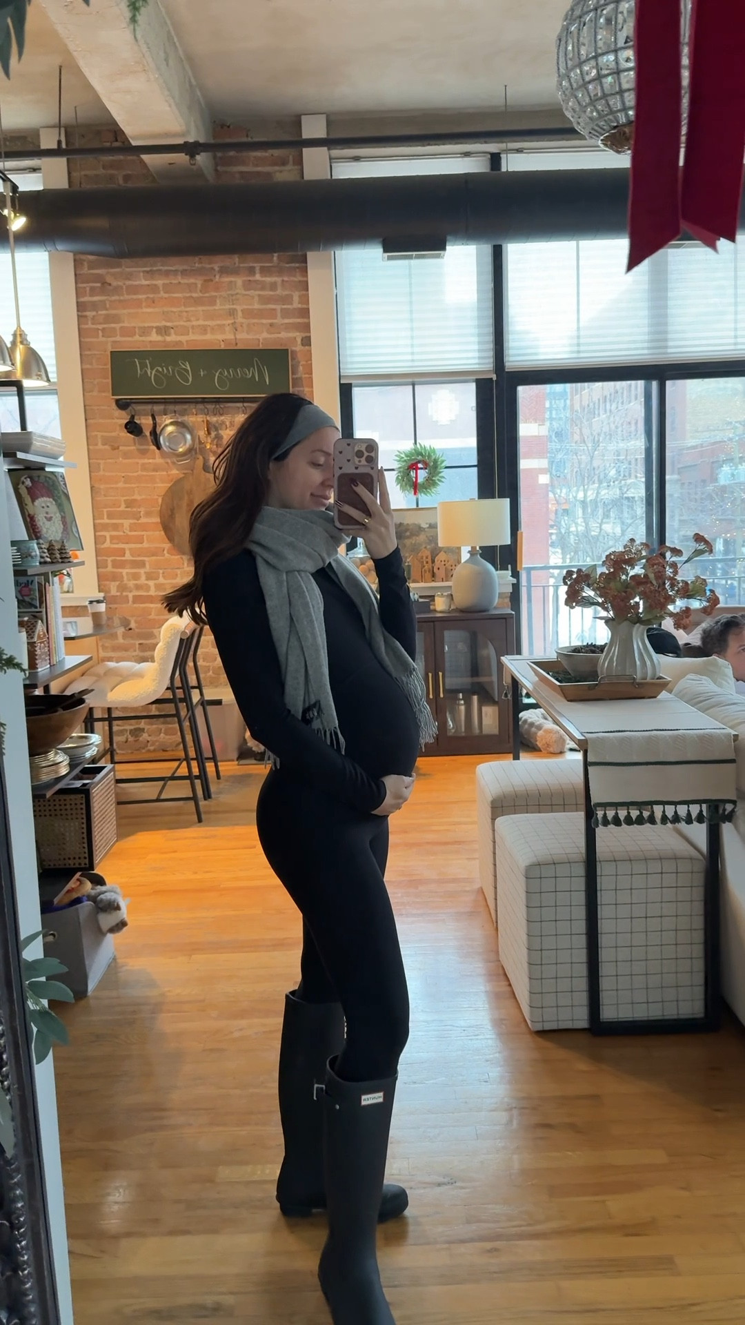 Rainy day outfit at 27 weeks pregnant. Linking 2 looks for less. I love the CRZ yoga brand. If in between sizes in that, size down. I’m in a size small in the Spanx onesie (sized up one for bump). Use code SHELBIXSPANX for 15% off 

#LTKootd #LTKBump