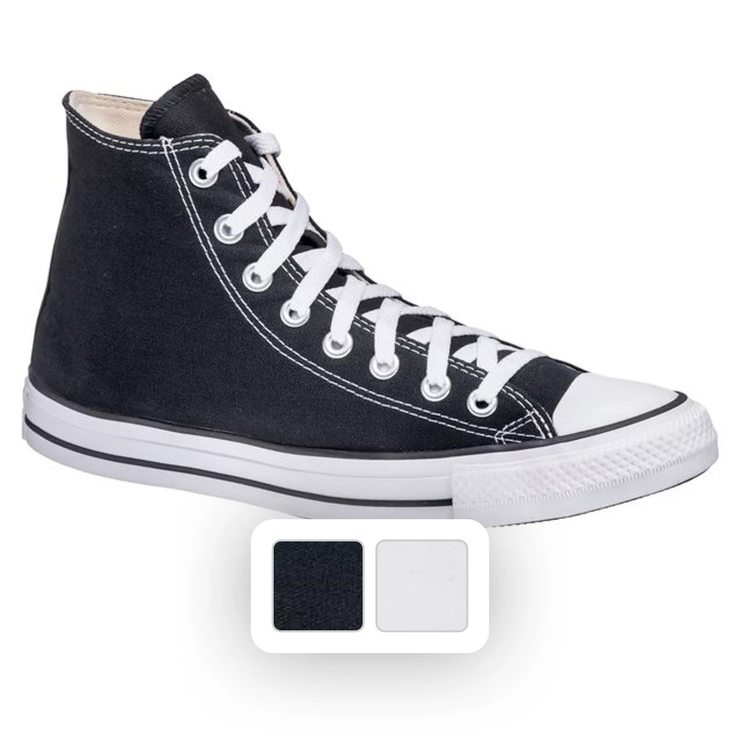 Converse High Top Sneakers - White M8/W10:- White, M8/W10 | Sam's Club