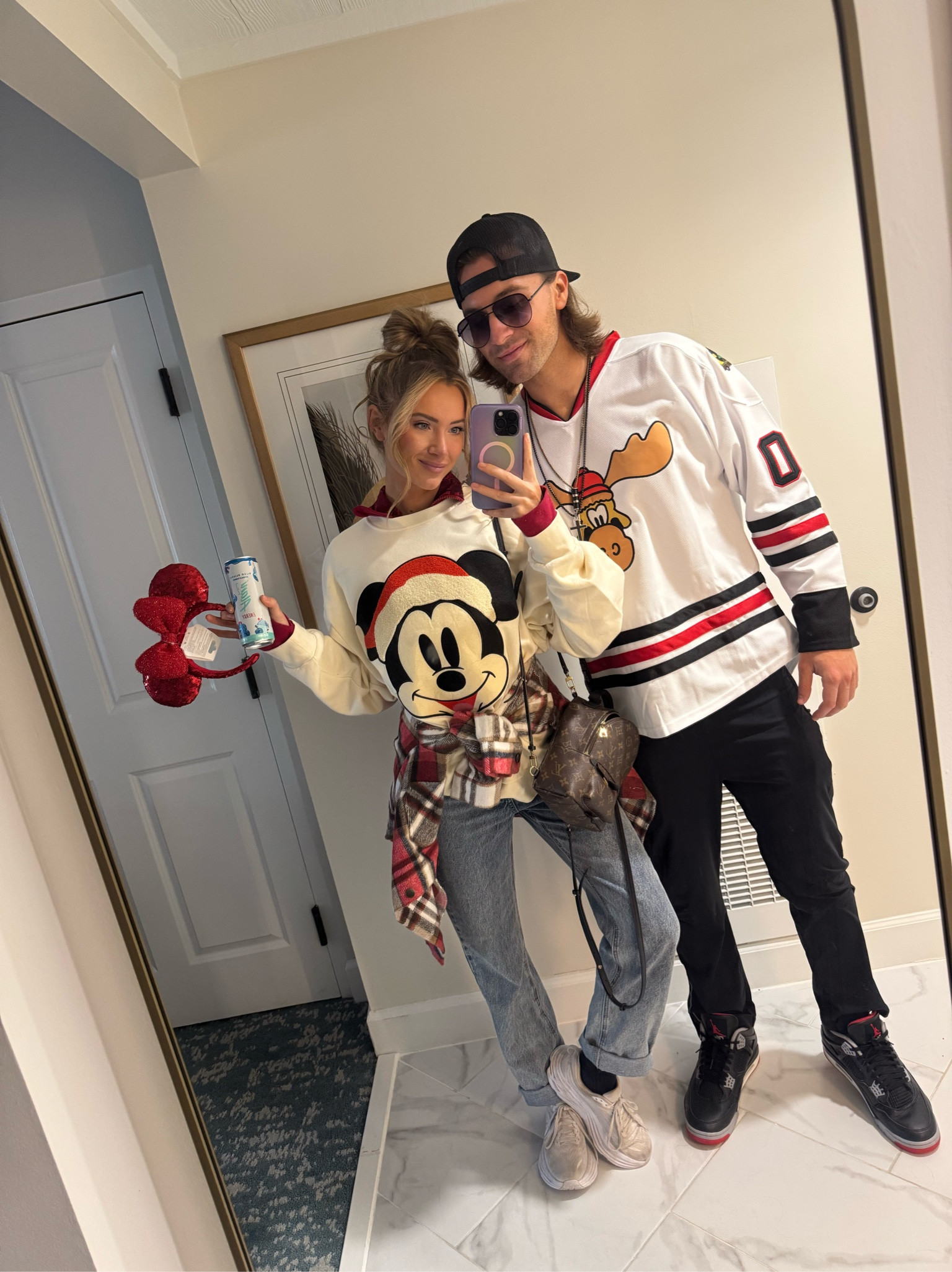 white christmas dresses Festive His & Hers Matching Outfits with Santa Slogan: Ideal Set for C –  4Lovebirds