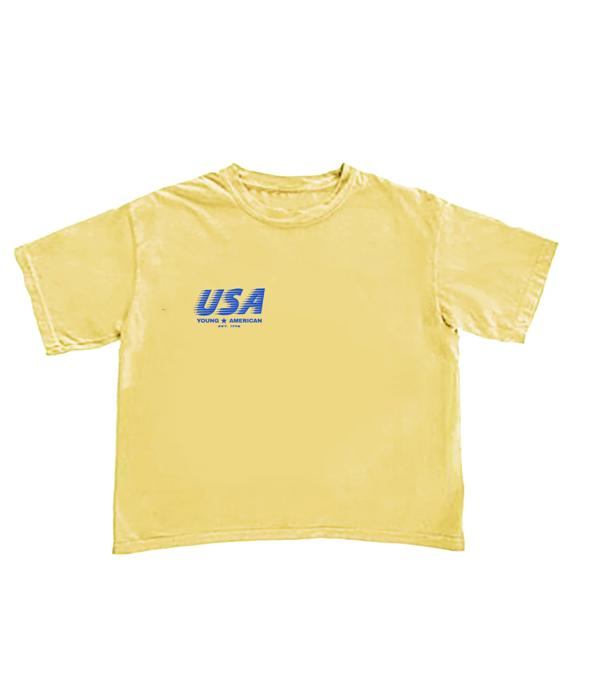 USA Cropped Boxy Tee | Shop Kristin Jones