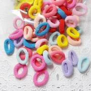 Jeobest 100PCS Baby Hair Band - Candy Color Kids Seamless High Elastic Hair Ties Band Rope Ponyta... | Walmart (US)