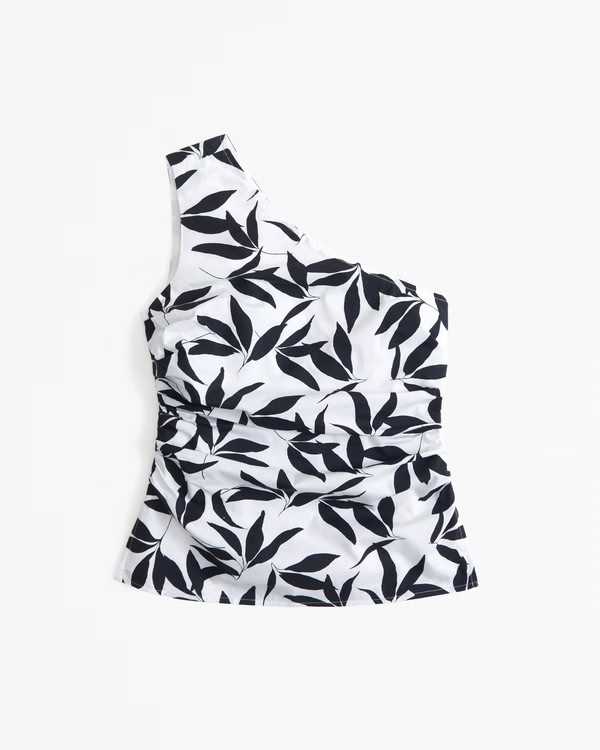 Asymmetrical Poplin Top | Abercrombie & Fitch (US)