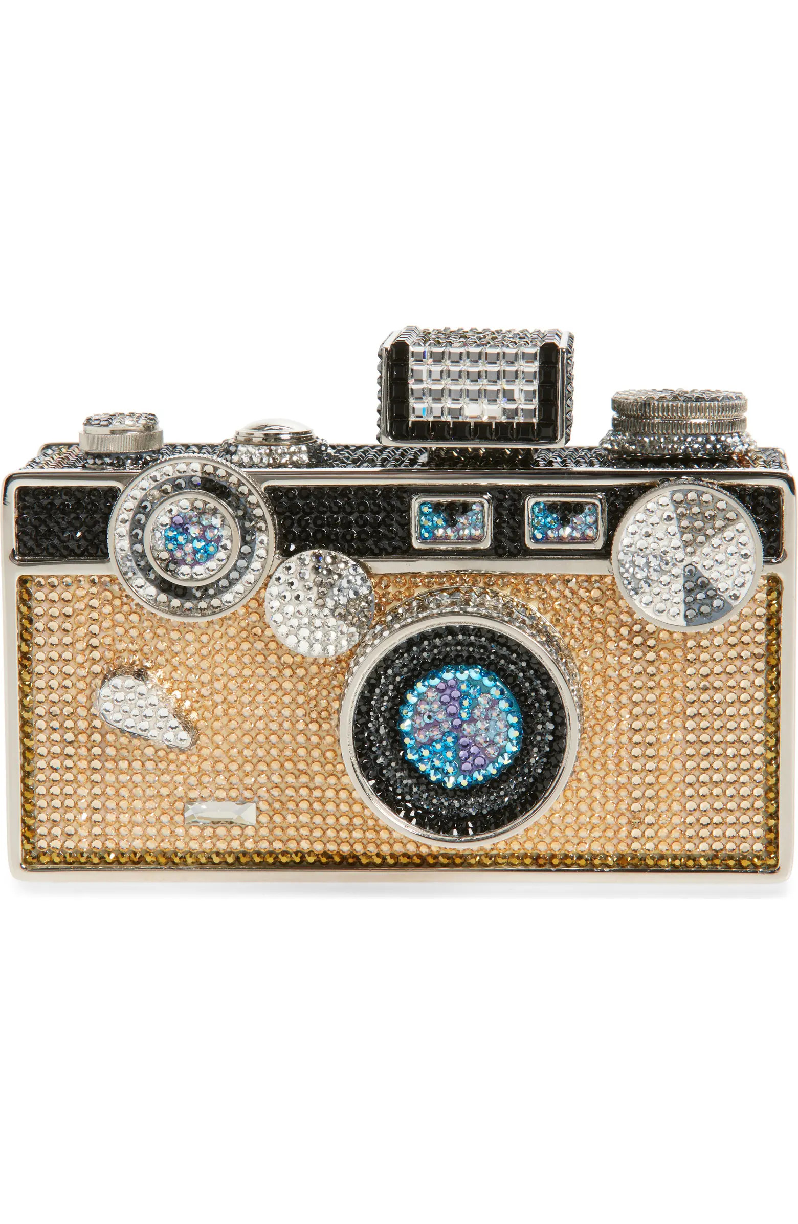 JUDITH LEIBER COUTURE Click Crystal Embellished Camera Clutch | Nordstrom | Nordstrom