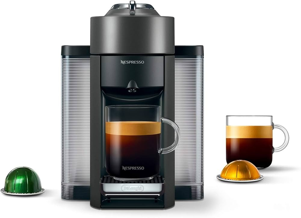 Nespresso Vertuo Coffee and Espresso Machine by De'Longhi, Graphite Metal | Amazon (US)