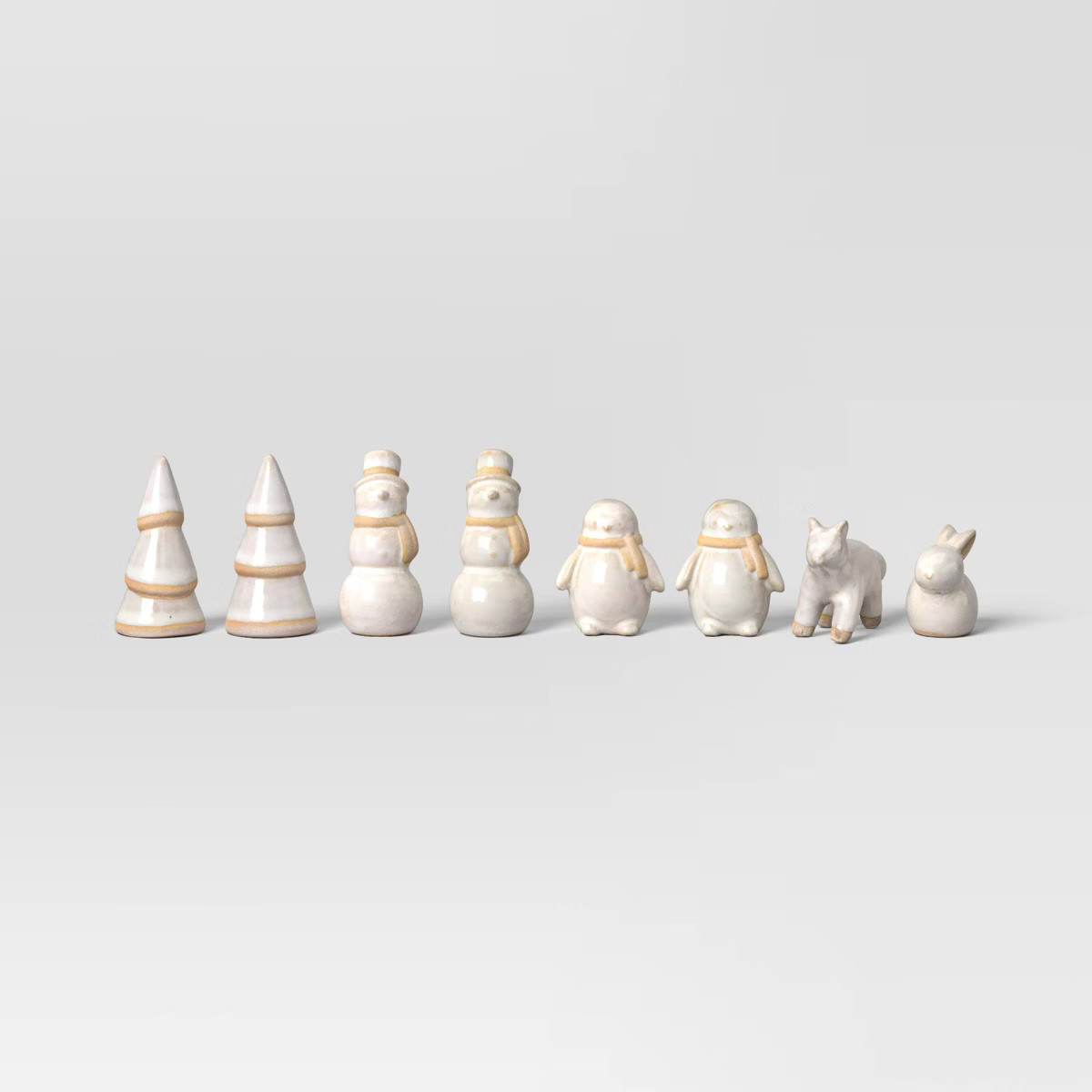 8pk Ceramic White Christmas Set - Wondershop™ | Target