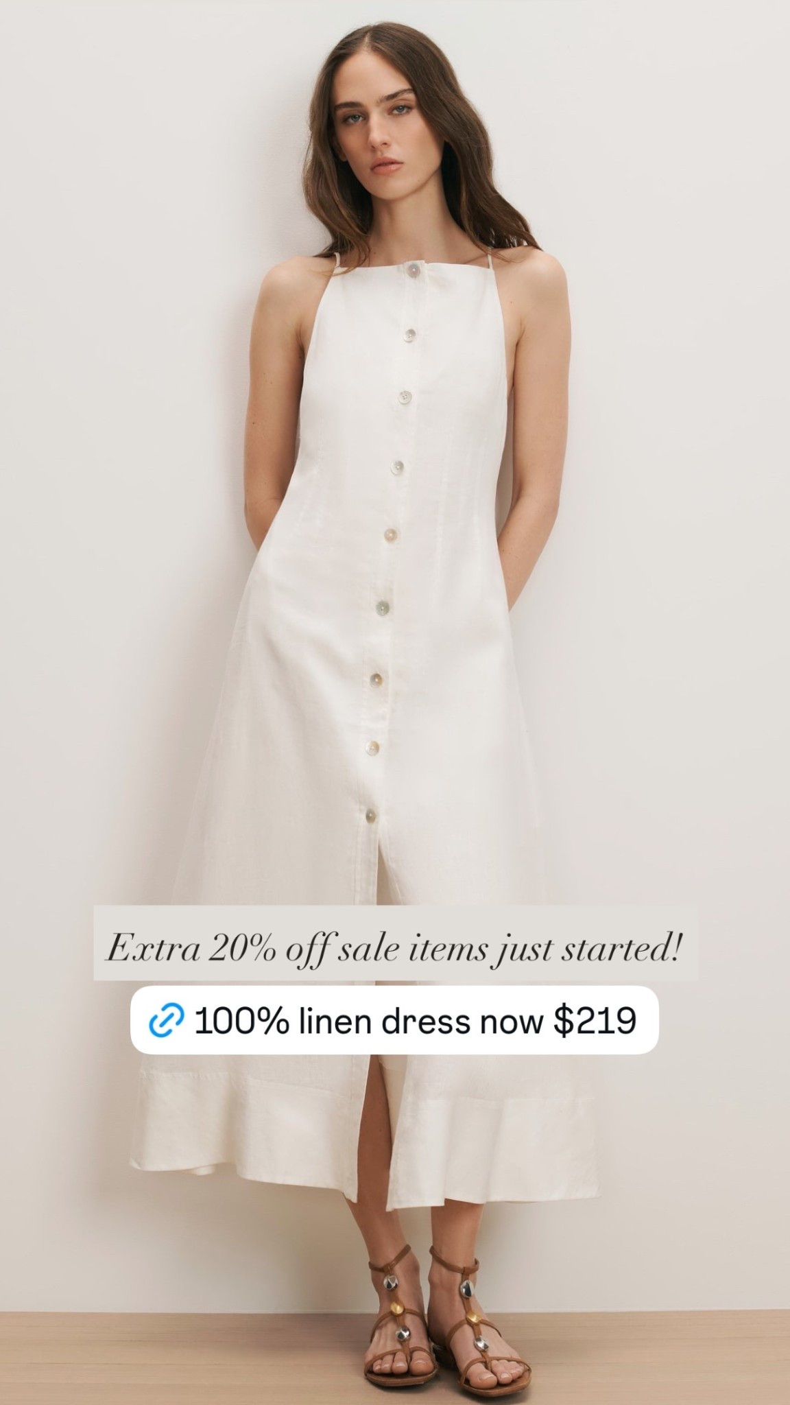 Originally $548 now only $219.

#summerdress
#whitedress
#longdress
#VeronicaBeard
#dresssale

#LTKSeasonal #LTKSaleAlert #LTKgrwm