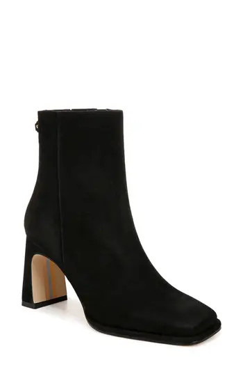Sam Edelman Irie Square Toe Bootie in Black at Nordstrom Rack, Size 8 | Nordstrom Rack