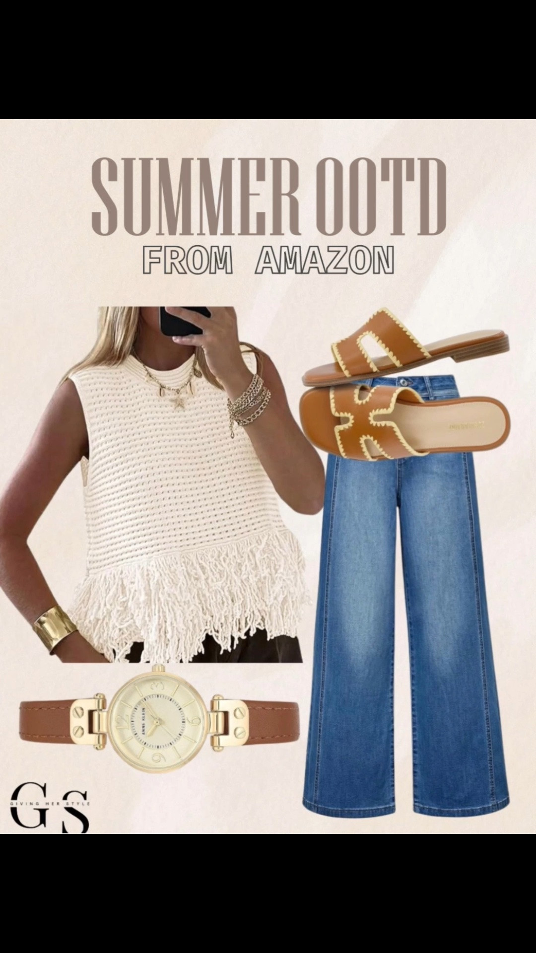 Date night outfit from Amazon 
Date night ootd, summer outfit, spring outfit, resort wear, beach outfit, amazon outfit, summer style, sandals, gold jewelry, denim, summer jeans

#LTKootd #LTKTravel #LTKSaleAlert