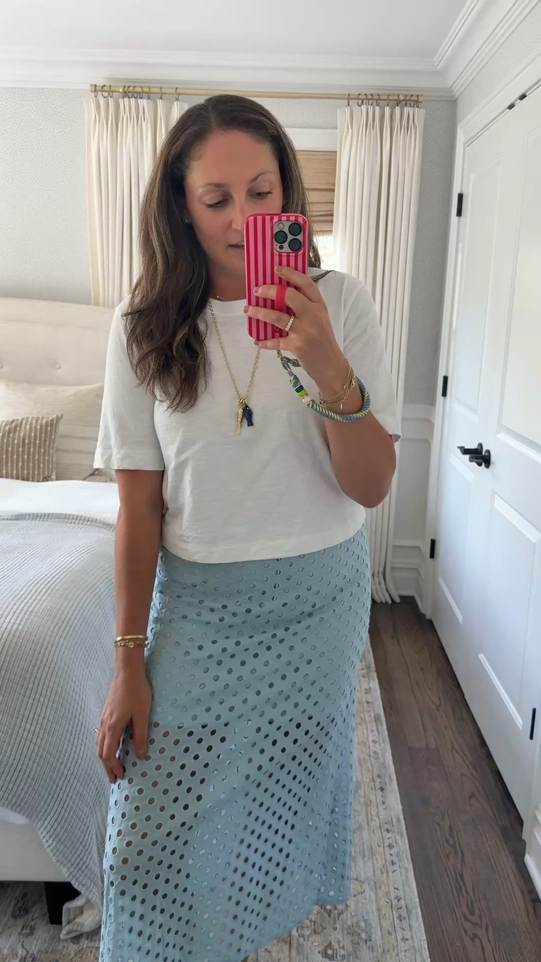 You’d never guess that this summer skirt was from Amazon! I own the more expensive version too and they’re truly almost identical… this one comes in more colors and is so affordable! Love it paired with a simple tee (and this fish necklace!!)

#LTKootd #LTKvlog #LTKdayinmylife