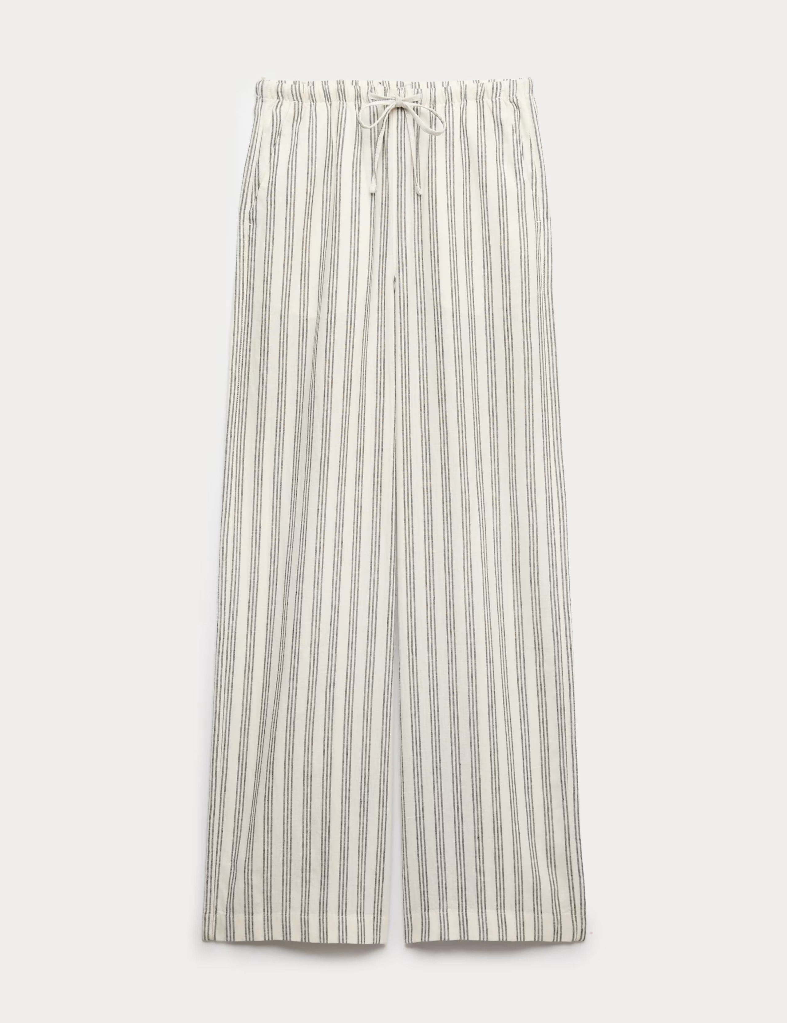 M&SLinen Rich Drawstring Wide Leg Trousers£2885 reviews | Marks & Spencer (UK)