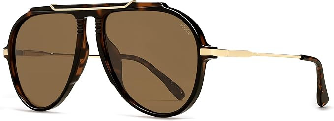 SOJOS Retro Oversized 70s 90s Aviator Sunglasses for Women Men Trendy Vintage Square Sun Glasses ... | Amazon (US)