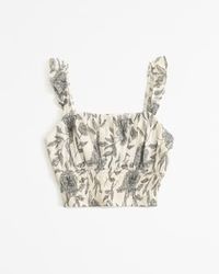 Women's Crinkle Textured Ruffle Set Top | Women's Matching Sets | Abercrombie.com | Abercrombie & Fitch (US)
