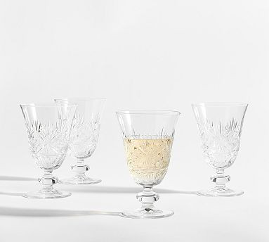 Antique Cut Double Old Fashioned Glasses | Pottery Barn (US)