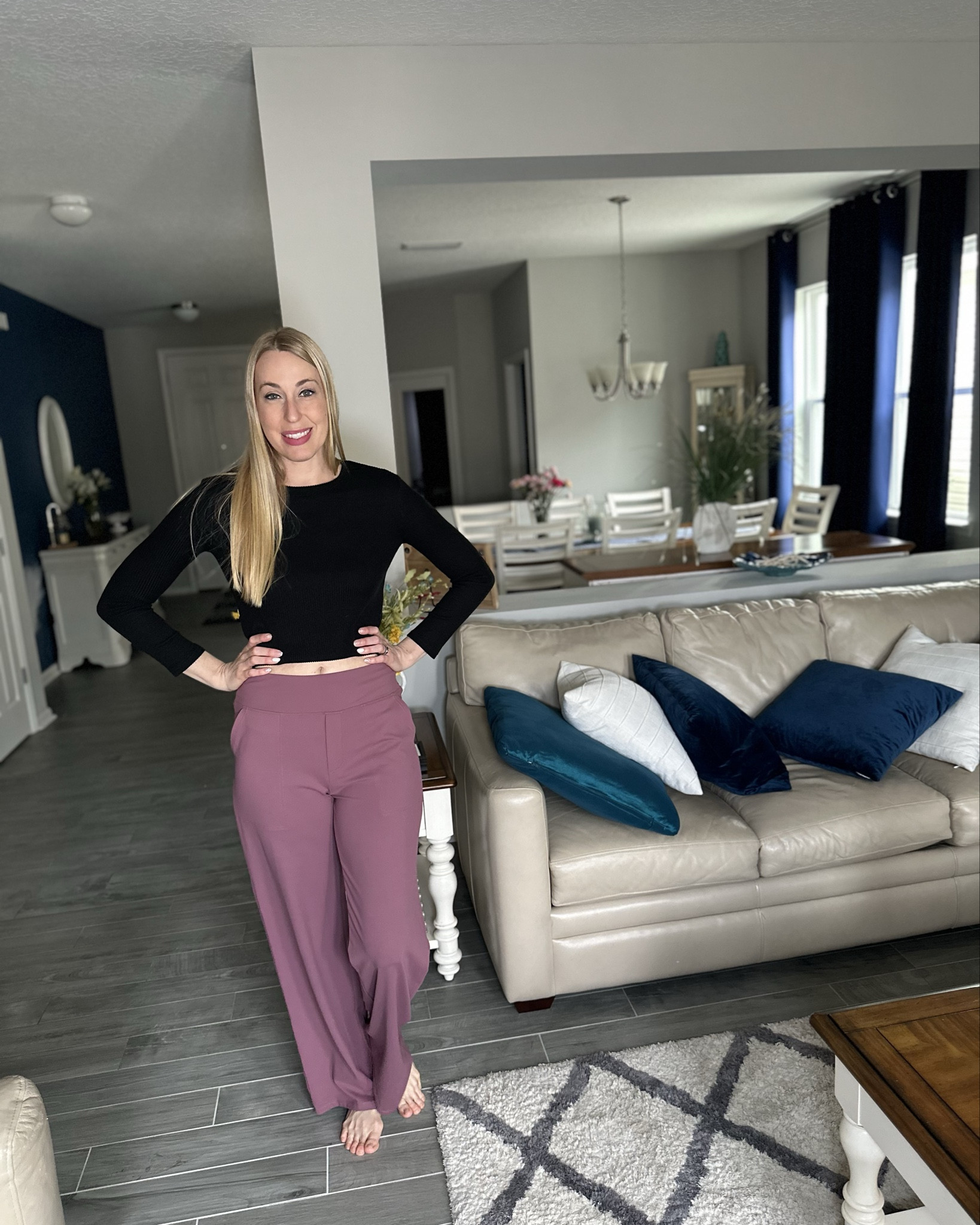 G4 Free wide leg comfy Pants
🩵 these pants are so soft, and can be worn to the office or for everyday activities 
🩵 it is stretchy, comfortable and fits true to size, wearing medium
🩵 I love that there are several inseam choices for the different body heights 


#LTKFindsUnder100 #LTKFindsUnder50 #LTKStyleTip