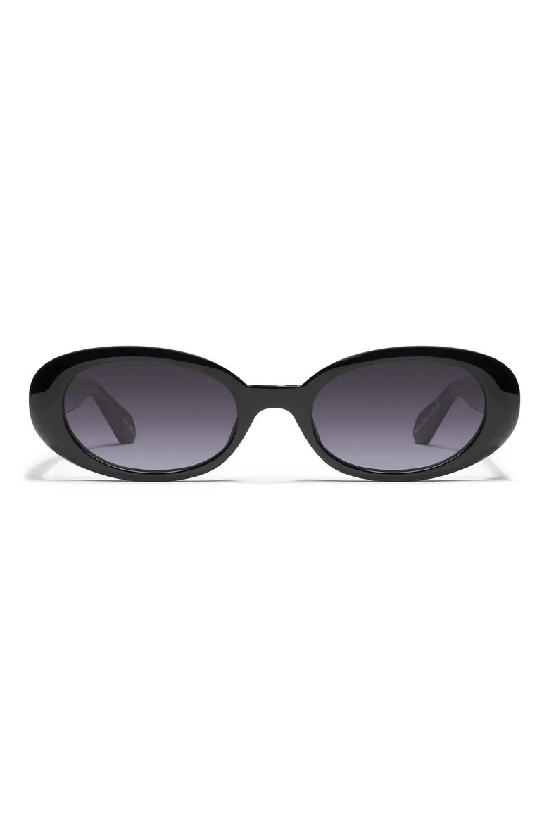 Felt Cute 52mm Gradient Small Oval Sunglasses (Women) | Nordstrom | Nordstrom