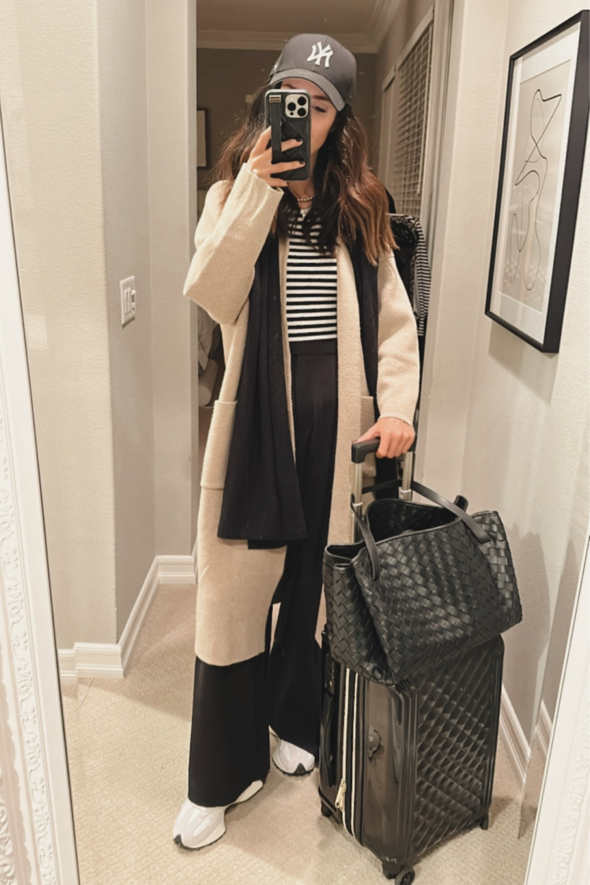 Travel style, casual style, athleisure, wide leg pants, coat, StylinByAylin 

#LTKtravel #LTKSeasonal #LTKFind