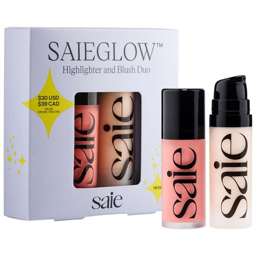 Mini SaieGlow™ Highlighter and Blush Duo Set - Saie | Sephora | Sephora (US)