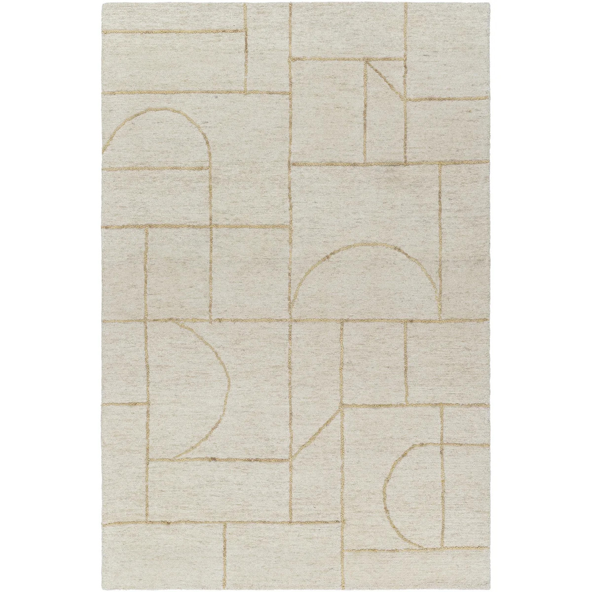 Caelob Handmade Wool Cream Rug | Joss & Main
