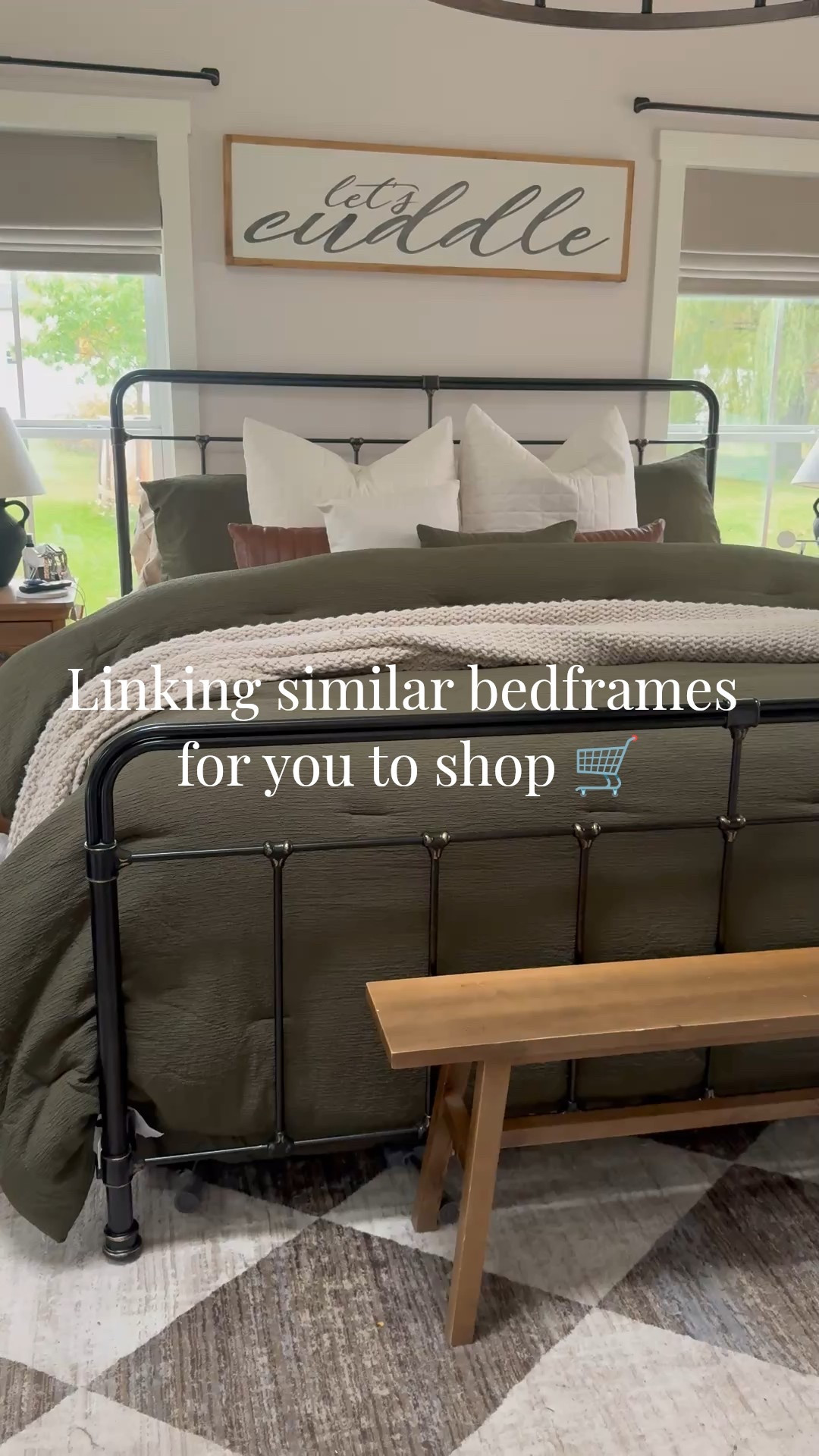 One of my biggest requests is for this bed frame —- unfortunately not linkable anymore BUT I have found some very similar ones for you to get this same look. And you know me, all at an affordable price ☺️ hope this helps you to create your own cozy bedroom! Let me know if you grab one 🤍 happy shopping! 

#LTKHome #LTKSaleAlert