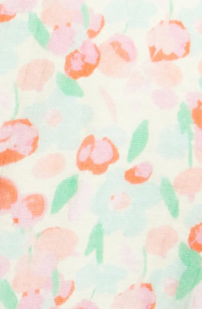 Floral Tie Front Crop Top | Nordstrom