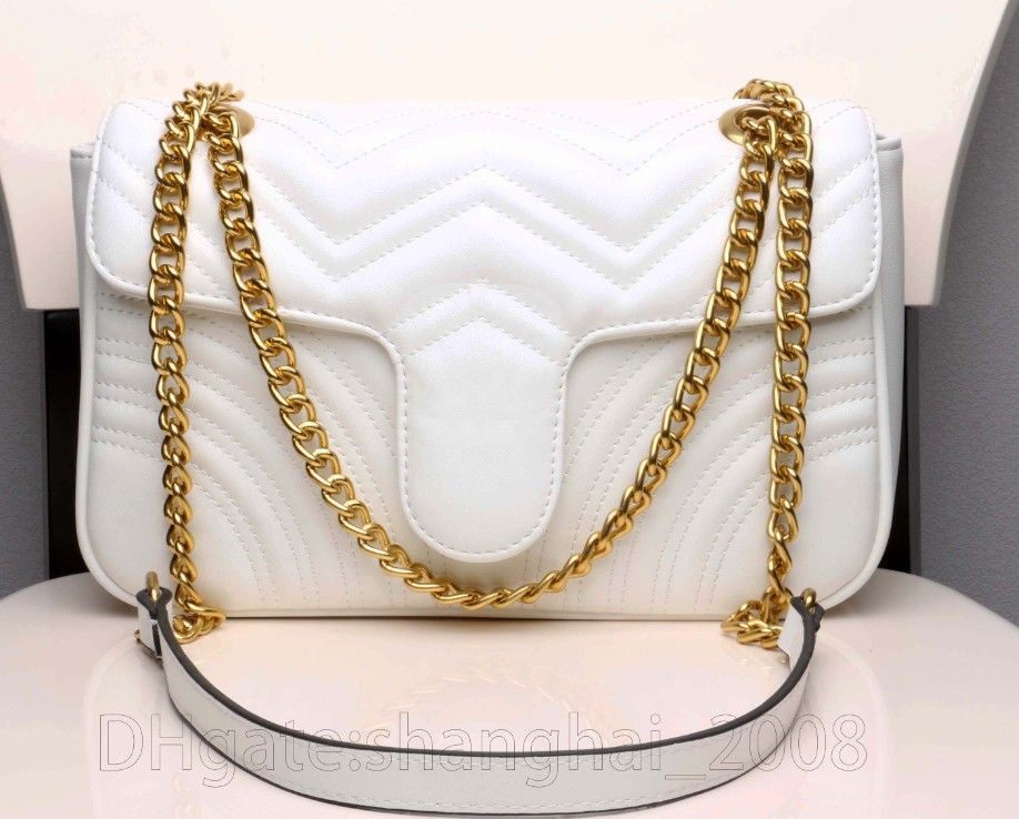 Luxury Designers Bags Women Shoulder Classic Velvet PU Leather Heart Style Gold Chain Handbag Tot... | DHGate