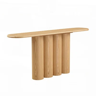 66.93'' Modern Console Table for Entryway with Unique Cylinders Legs Design, Perfect for Living Room and Hallway | Wayfair North America