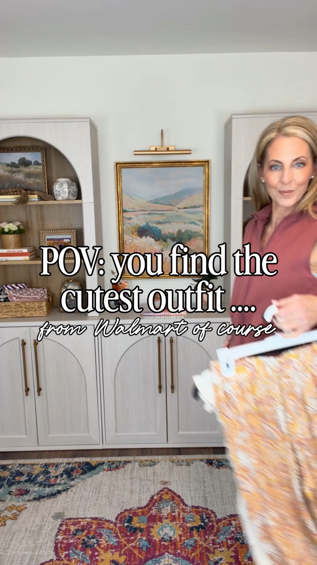Follow + comment SHOP and I’ll send you all the details before these favorites disappear from the shelves. 

POV: you walked into Walmart for “just one thing” and somehow found the cutest summer outfit instead.

This top + these flowy pants look so boutique but are both from Walmart and both under $30. The colors, the fit, the effortless vacation vibe… obsessed. And if you saw the romper at the beginning of this reel, just know it’s going to sell out fast too.

Walmart fashion, affordable style, summer outfit ideas, resort style, vacation outfits, coastal style, wide leg pants, Walmart finds, over 40 style, fashion over 40, 49 year old mom style, boutique style for less, summer neutrals, affordable fashion finds, casual chic outfits