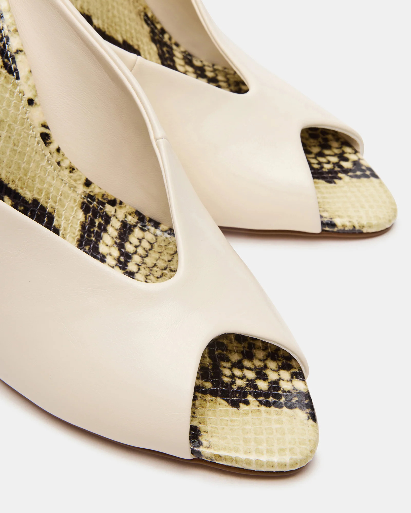 AGAZE Bone Multi Peep-Toe Stiletto Women's Heel | Steve Madden (US)