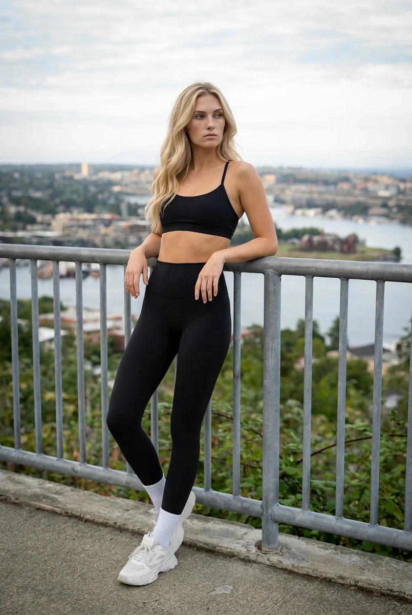 Dreamlux High Waisted No Front Seam 28" Full Length Workout Legging | Colorfulkoala