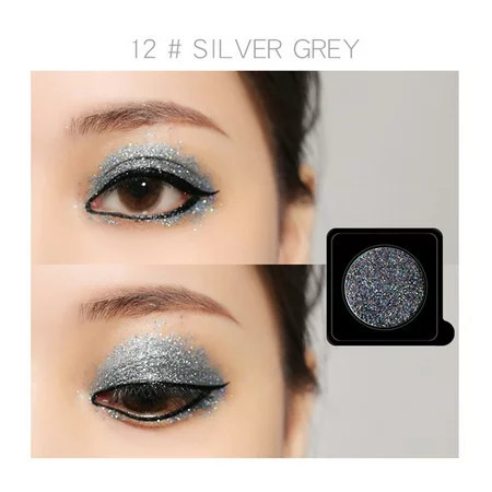 Himery Eye Shadow Variety Diy Shiny Eyeshadow Plate Monochrome Glitter Powder Stage Show Makeup Glitter Makeup Makeup L | Walmart (US)