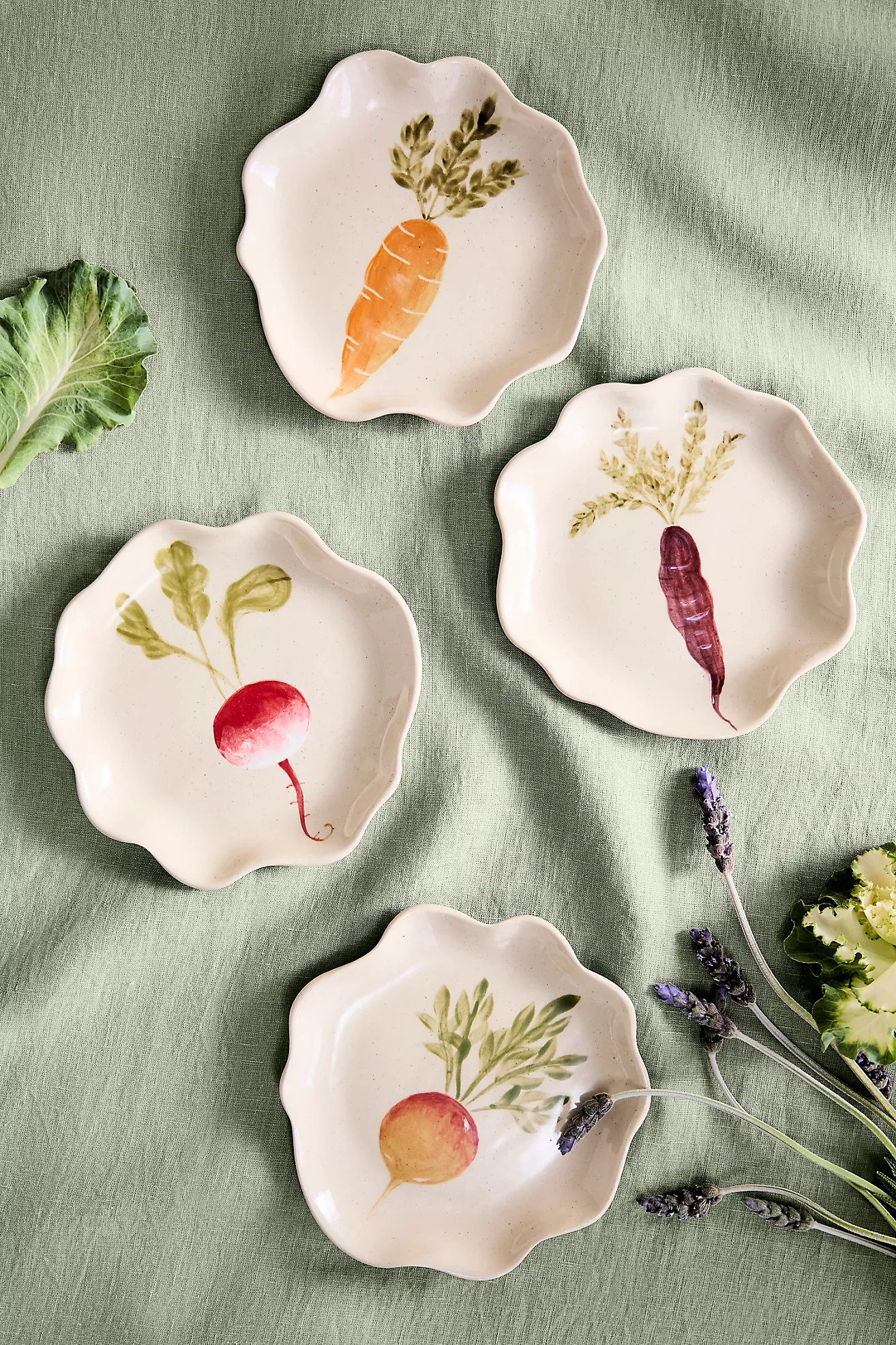 Vegetable Garden Stoneware Side Plate | Terrain