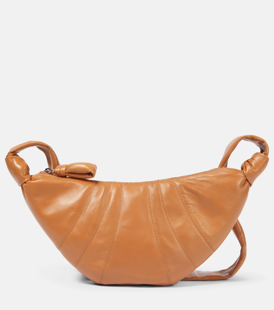 Croissant Small leather shoulder bag | Mytheresa (US/CA)
