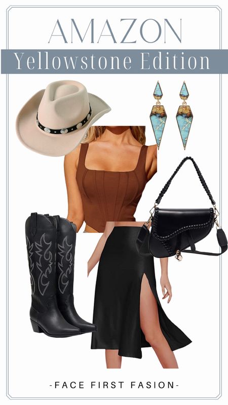 #yellowstone #concertoutfit #whattowear #amazon
Obsessed with this Beth Dutton inspired outfit for a concert of western event! 

#LTKunder50 #LTKunder100 #LTKstyletip