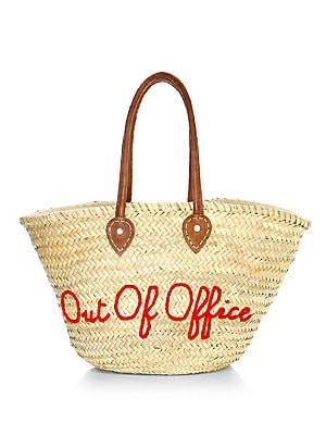 PoolsideLarge Out Of Office Beach ToteColor - RedUSD$175.00In StockEarn at least 350 points with ... | Saks Fifth Avenue