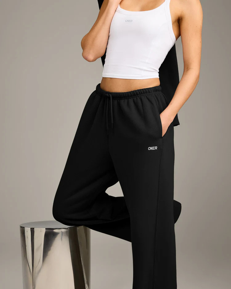 Foundations All Season Straight Leg Joggers 
 Black | Oner Active (UK / US)