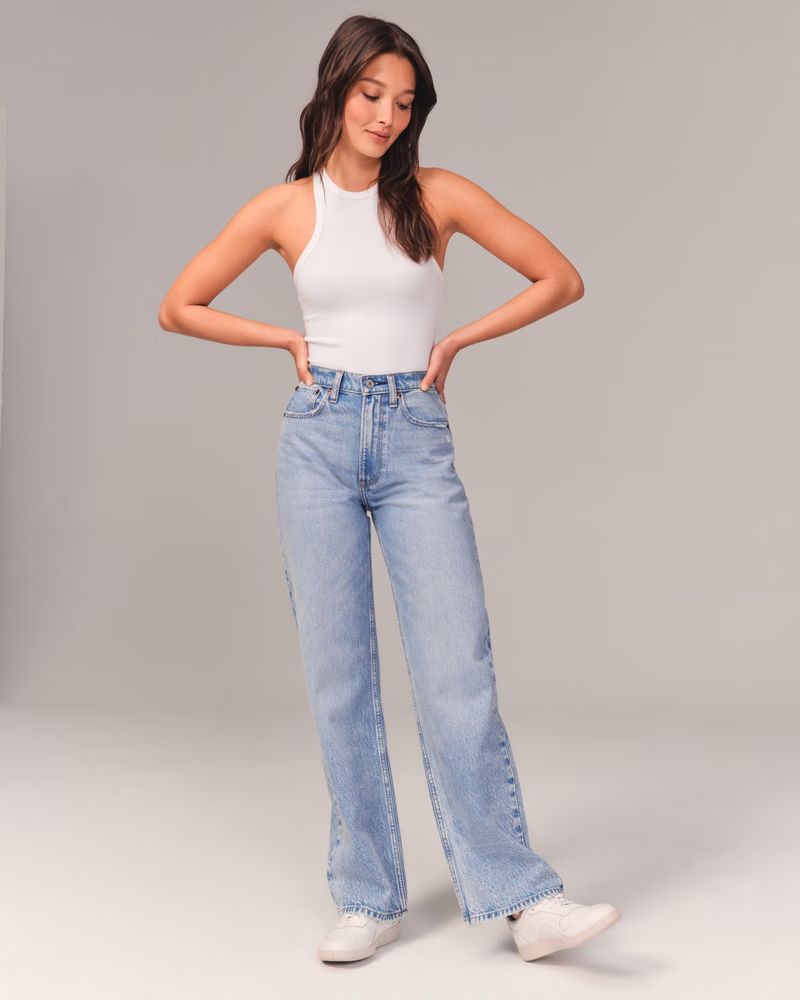 Women's High Rise Loose Jean | Women's Womens Search L2 | Abercrombie.com | Abercrombie & Fitch (US)