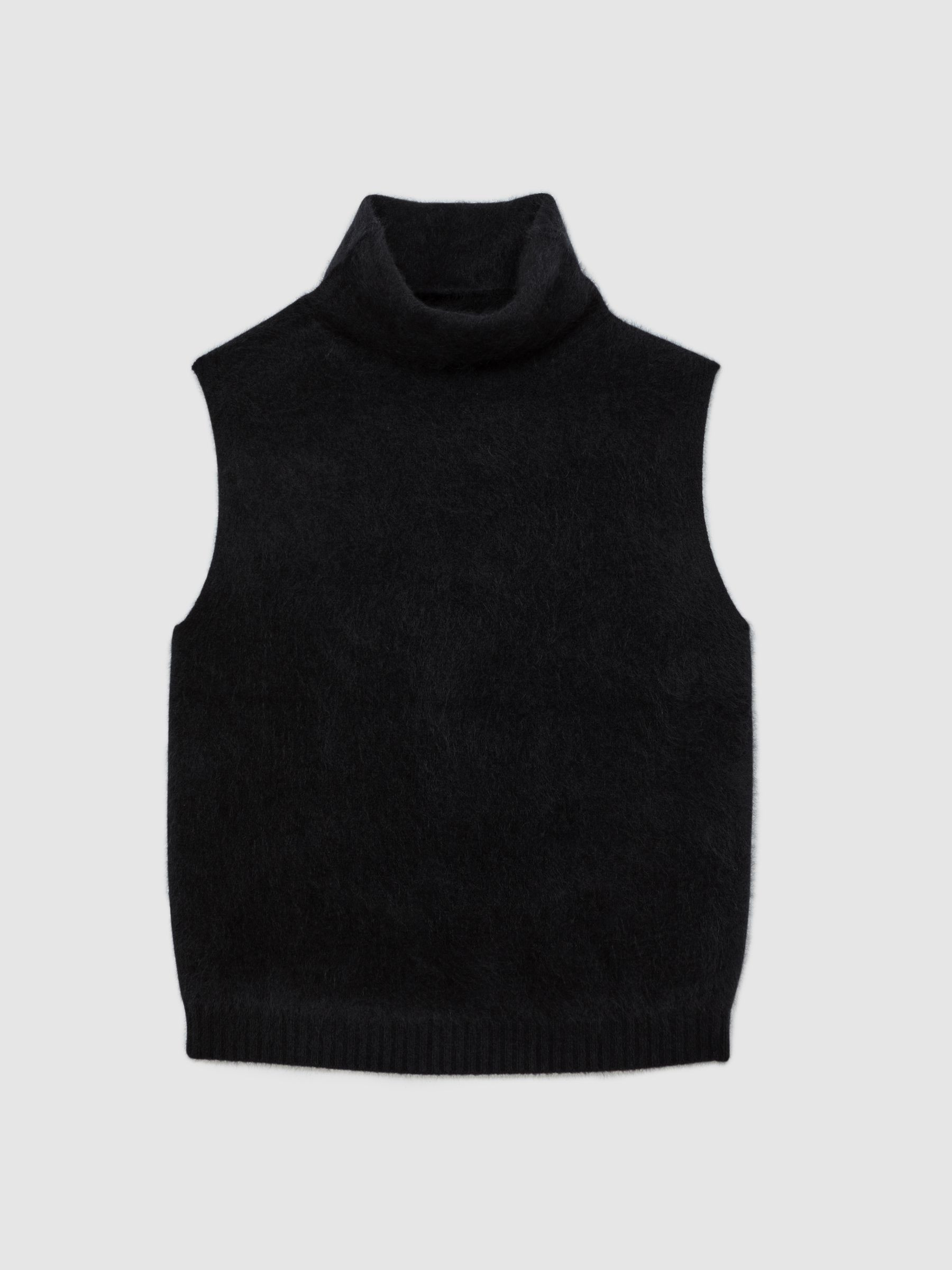 Atelier 100% Brushed-Cashmere Tank Top in Black | Reiss DE