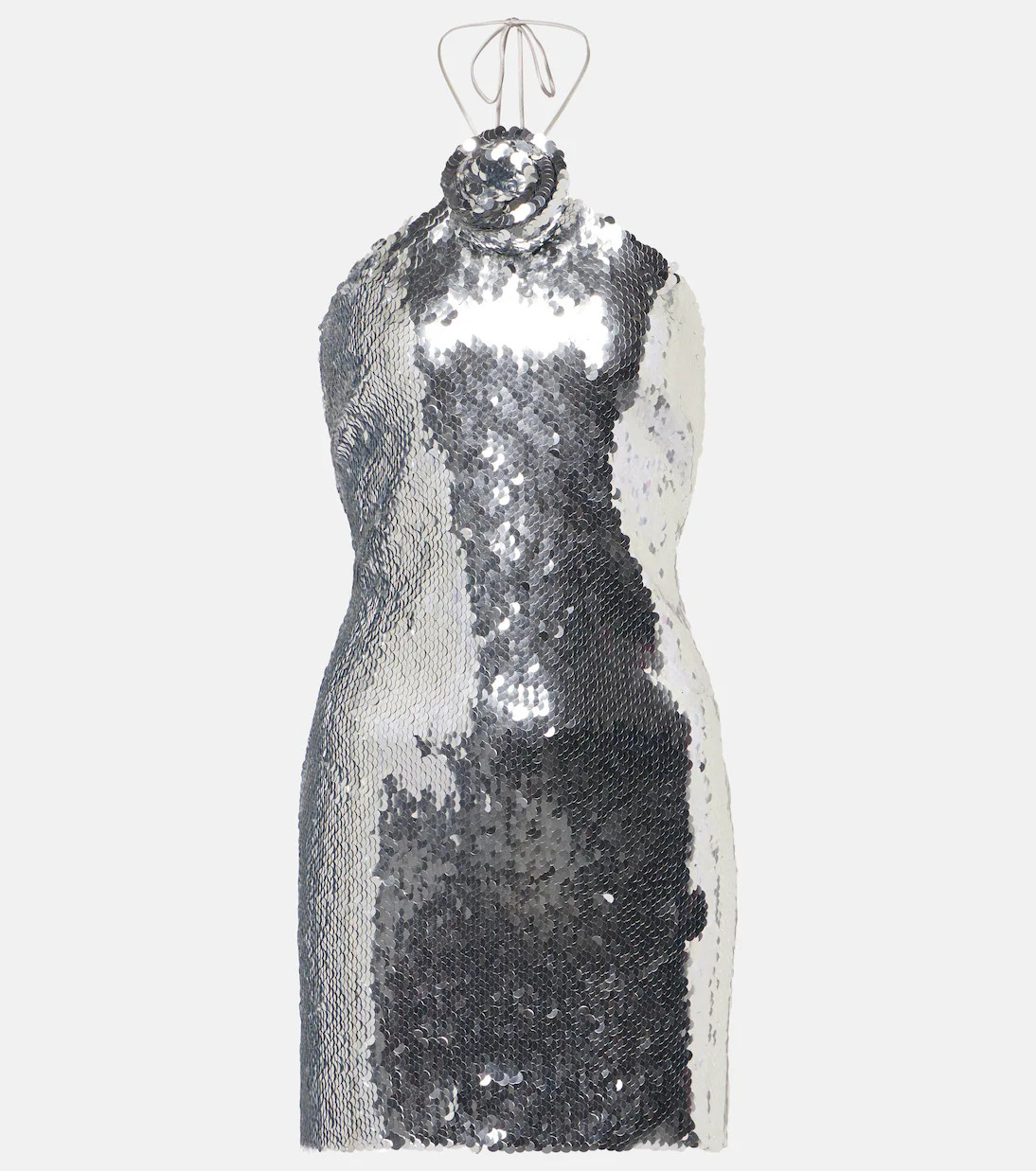 Sequined floral-appliqué minidress | Mytheresa (US/CA)