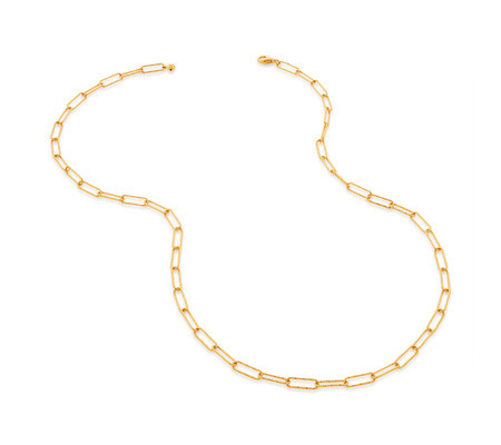 Alta Textured Chain Necklace | Monica Vinader (Global)