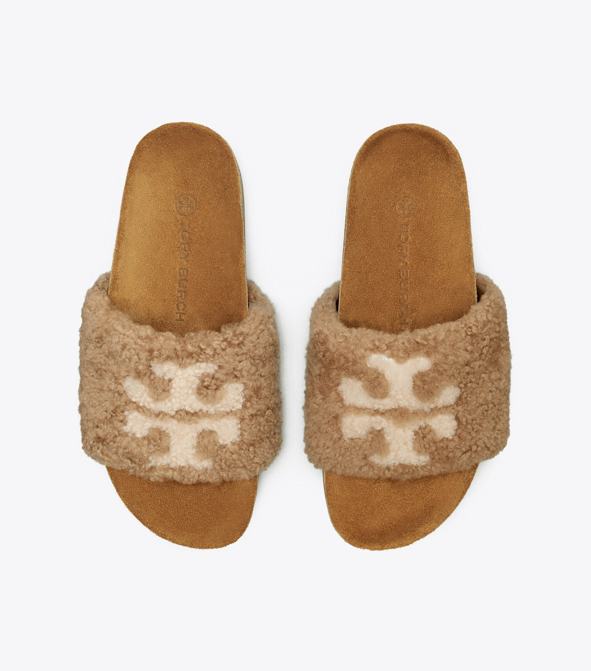 Double T Shearling Flatform | Tory Burch (US)