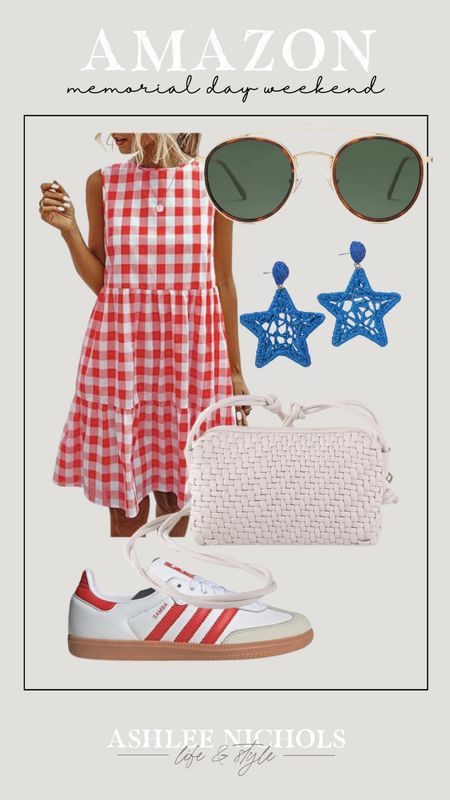 Memorial Day weekend outfit idea
Patriotic
Amazon
July 4th
Summer