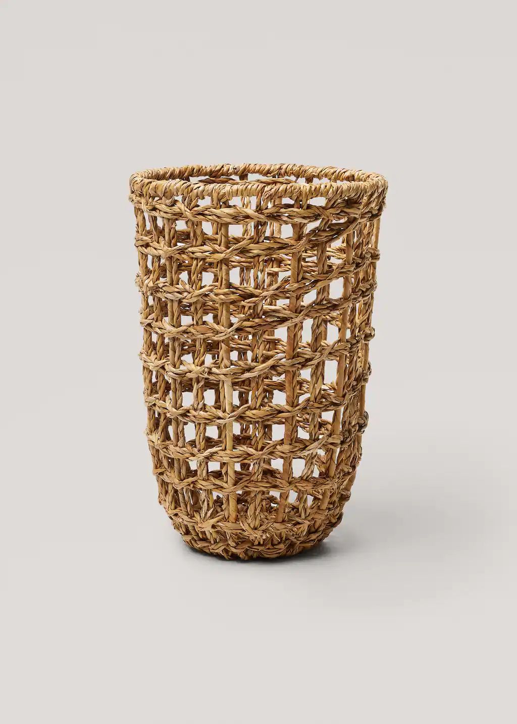 Cilindrical basket natural fiber 984x551x1378 in -  Home | Mango Home USA | MANGO (US)
