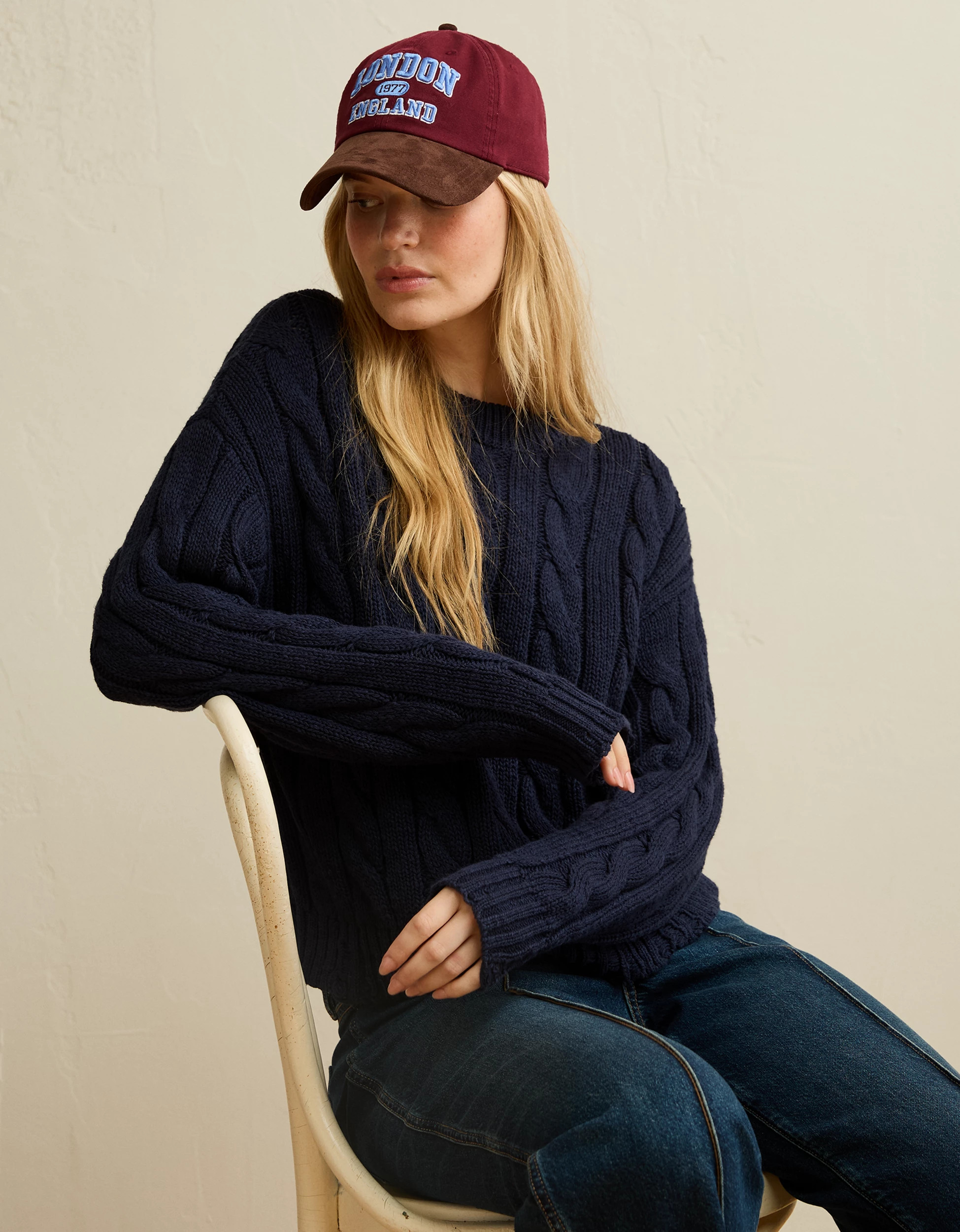 AE Cable Knit Sweater | American Eagle Outfitters (US & CA)
