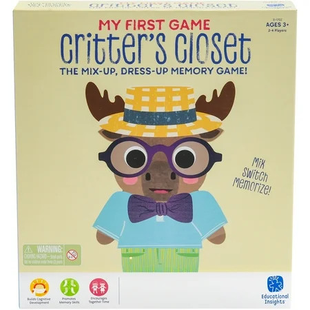 Educational Insights My First Game Critter's Closet | Walmart (US)